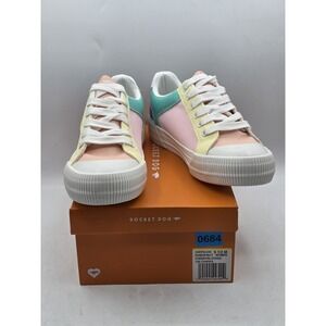 NIB Rocket Dog Womens Cheery Comfort Plush Foam Sneaker - Color Rainbow - Sz 9.5